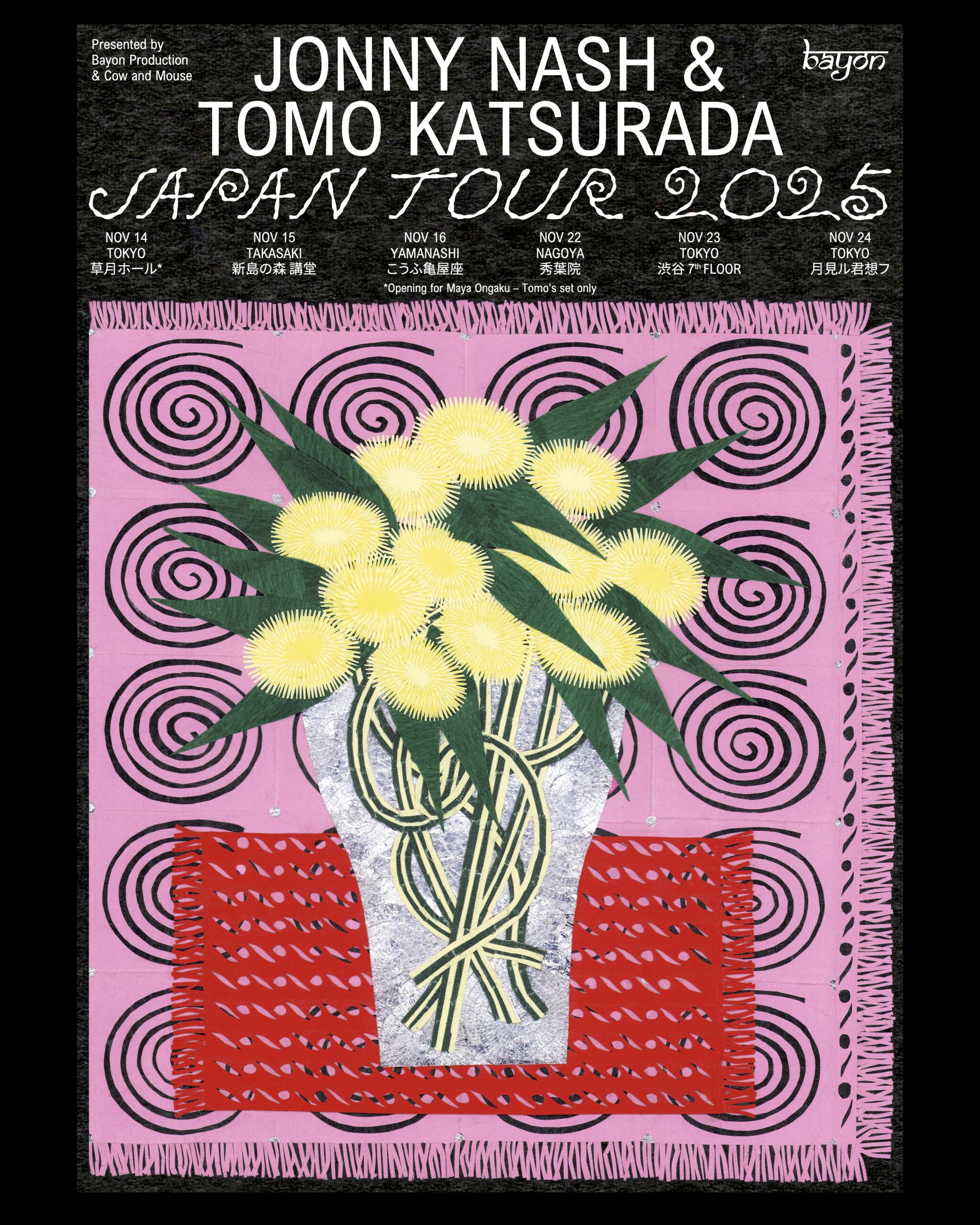 2025.11.16】Jonny Nash & Tomo Katsurada Co-Headline Japan Tour